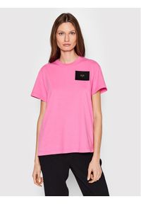 N°21 T-Shirt 22I N2M0 F011 4203 Różowy Regular Fit. Kolor: różowy. Materiał: bawełna #1