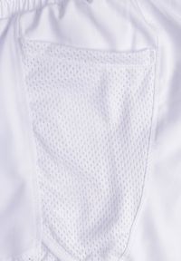 Born2be - Białe Szorty Sportowe z Siateczkowymi Wstawkami i Podszewką Tamaris. Okazja: na co dzień, na spacer. Kolor: biały. Styl: sportowy #7