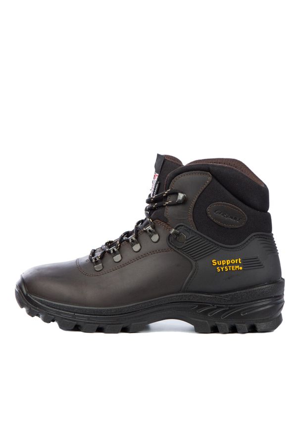 Buty męskie trekkingowe Grisport LONTRA DKAR TREKKING 2. Kolor: czarny. Materiał: syntetyk, tkanina, materiał, skóra. Sport: turystyka piesza