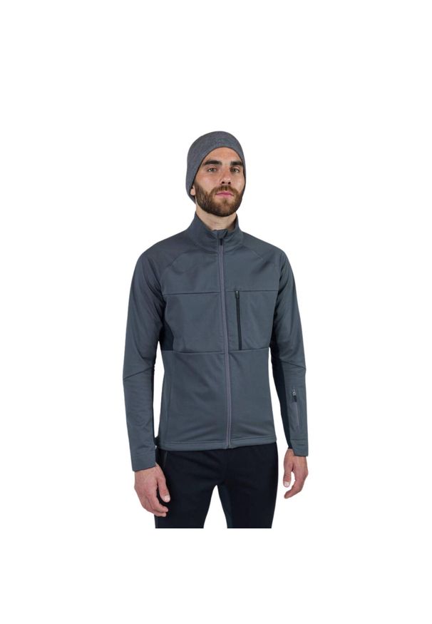 Kurtka Rossignol męska Genetys JKT szara. Kolor: szary. Sezon: zima. Styl: wakacyjny