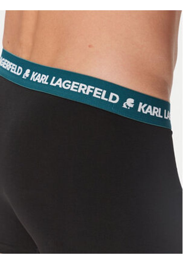 Karl Lagerfeld - KARL LAGERFELD Komplet 3 par bokserek A1M47021 Czarny. Kolor: czarny. Materiał: bawełna