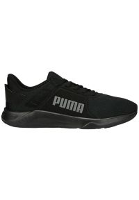 Buty do biegania Puma Ftr Connect M 377729 01 czarne. Zapięcie: sznurówki. Kolor: czarny. Materiał: syntetyk, guma. Szerokość cholewki: normalna. Sport: fitness