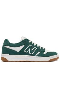 Buty unisex New Balance NM480NDI - zielone. Kolor: zielony. Materiał: guma, skóra, zamsz, materiał, syntetyk. Szerokość cholewki: normalna. Sport: bieganie