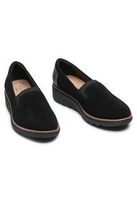 Clarks Półbuty Sharon Dolly 261558194 Czarny. Kolor: czarny. Materiał: skóra, zamsz #4