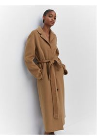 mango - Mango Płaszcz przejściowy Ranch 57006721 Brązowy Regular Fit. Kolor: brązowy. Materiał: syntetyk #7