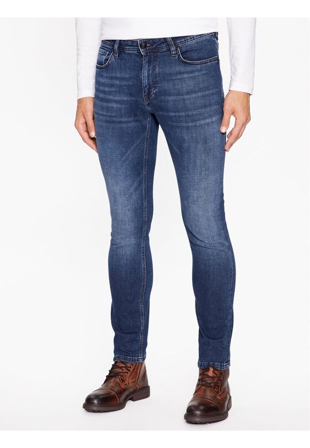 JOOP! Jeansy 17 Jd-01Hamond 30040827 Granatowy Slim Fit. Kolor: niebieski