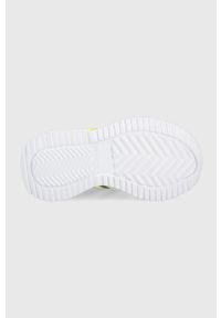 adidas Originals buty dziecięce Retropy GZ0853 kolor szary. Nosek buta: okrągły. Zapięcie: sznurówki. Kolor: szary. Materiał: guma. Wzór: nadruk #5