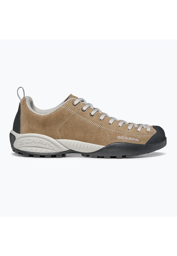Scarpa - Buty trekkingowe SCARPA Mojito. Zapięcie: sznurówki. Kolor: brązowy. Materiał: guma, skóra, tkanina, materiał, syntetyk. Szerokość cholewki: normalna. Sport: turystyka piesza