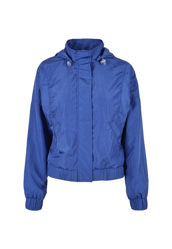Damska kurtka wodoodporna Urban Classics oversized shiny. Kolor: niebieski