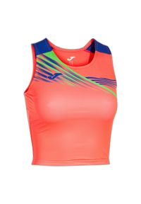 Biustonosz dla kobiet Joma Elite X. Kolor: wielokolorowy, niebieski, czerwony, różowy. Sezon: lato. Sport: bieganie #1