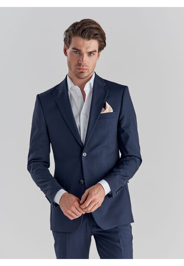 Pako Lorente - PAKO LORENTE – Marynarka garniturowa COIN P20SP-3G-020-G. Materiał: tkanina