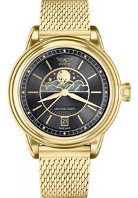 AVIATOR - Zegarek Aviator Zegarek damski Aviator V.1.33.1.344.5 złoty. Kolor: złoty #1