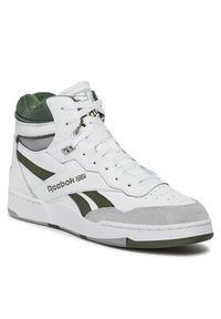 Reebok Sneakersy BB 4000 II Mid ID1521 Biały. Kolor: biały. Materiał: skóra