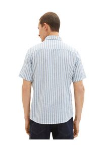 Tom Tailor Koszula 1034902 Błękitny Regular Fit. Kolor: niebieski. Materiał: bawełna #4
