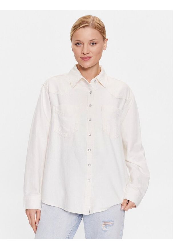 Levi's® Koszula jeansowa Donovan Western A5974-0009 Écru Regular Fit. Materiał: bawełna
