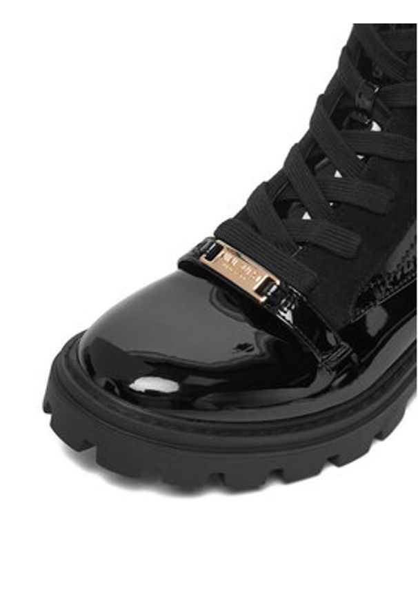 Nine West Trzewiki CEO-NIDA-01 Czarny. Kolor: czarny. Materiał: materiał