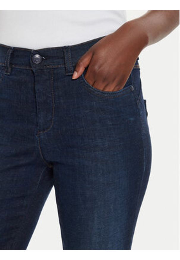 Sisley Jeansy 4RR3575V7 Granatowy Slim Fit. Kolor: niebieski