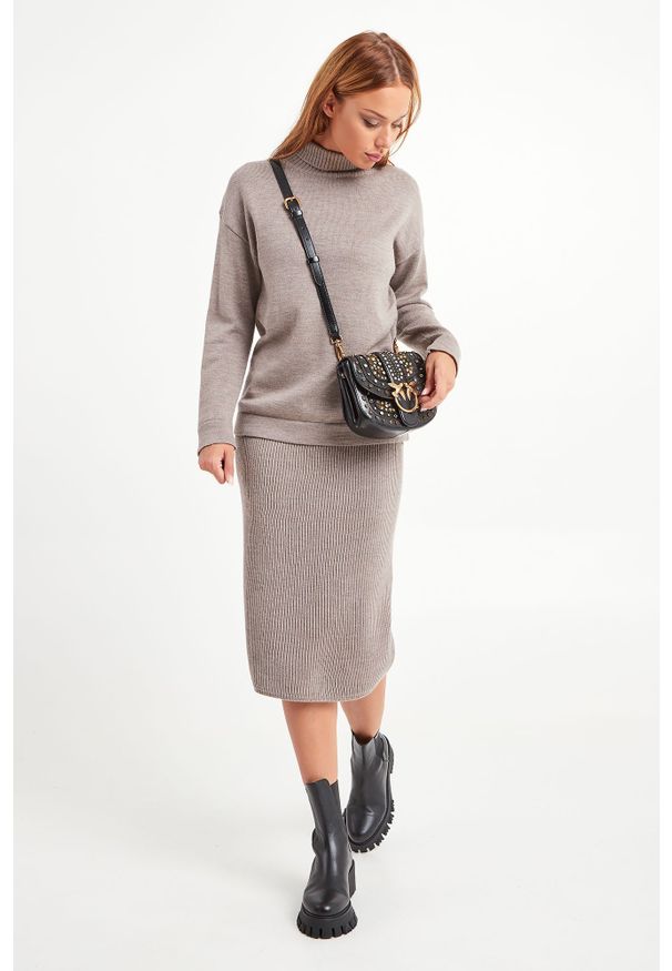 Sweter Max Mara Leisure do pracy, z golfem