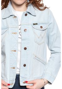 Wrangler - DAMSKA KURTKA JEANSOWA WRANGLER 124WJ BLUE RHAPSODY W4WJUG13I. Materiał: jeans #8