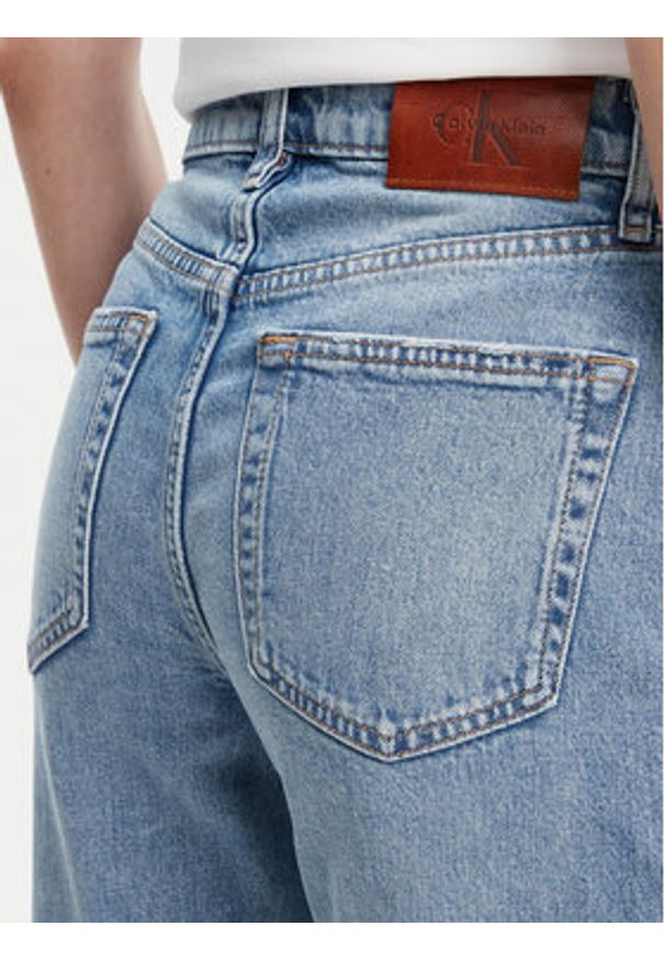Calvin Klein Jeans Jeansy LV047B914G Niebieski Straight Fit. Kolor: niebieski