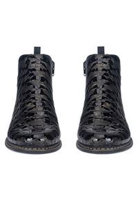 Rieker Botki Z4965-90 Czarny. Kolor: czarny. Materiał: skóra #4