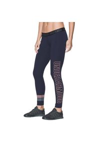 Legginsy treningowe damskie Under Armour Favorite. Kolor: niebieski. Materiał: poliester, bawełna, elastan. Sport: fitness #1