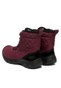 keen - Keen Śniegowce Greta II Waterproof 1031167 Bordowy. Kolor: czerwony. Materiał: nubuk, skóra