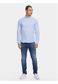 Lindbergh Koszula 30-203174 Błękitny Slim Fit. Kolor: niebieski. Materiał: bawełna #10