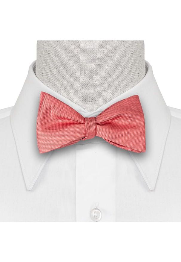 Mucha do Samodzielnego Zawiązania, Różowa, Łososiowa, Elegancka -EM Men's Accessories- Męska. Kolor: różowy. Styl: elegancki