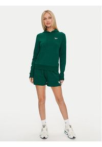 Reebok Bluza Franch Terry Hoodie 100075857 Zielony Regular Fit. Kolor: zielony. Materiał: bawełna