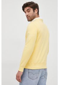 Polo Ralph Lauren bluza 710853308012 męska kolor żółty z nadrukiem. Okazja: na co dzień. Typ kołnierza: polo. Kolor: żółty. Materiał: dzianina. Wzór: nadruk. Styl: casual #4