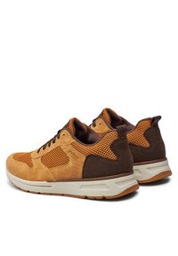 Rieker Sneakersy B0700-68 Żółty. Kolor: żółty. Materiał: materiał #3