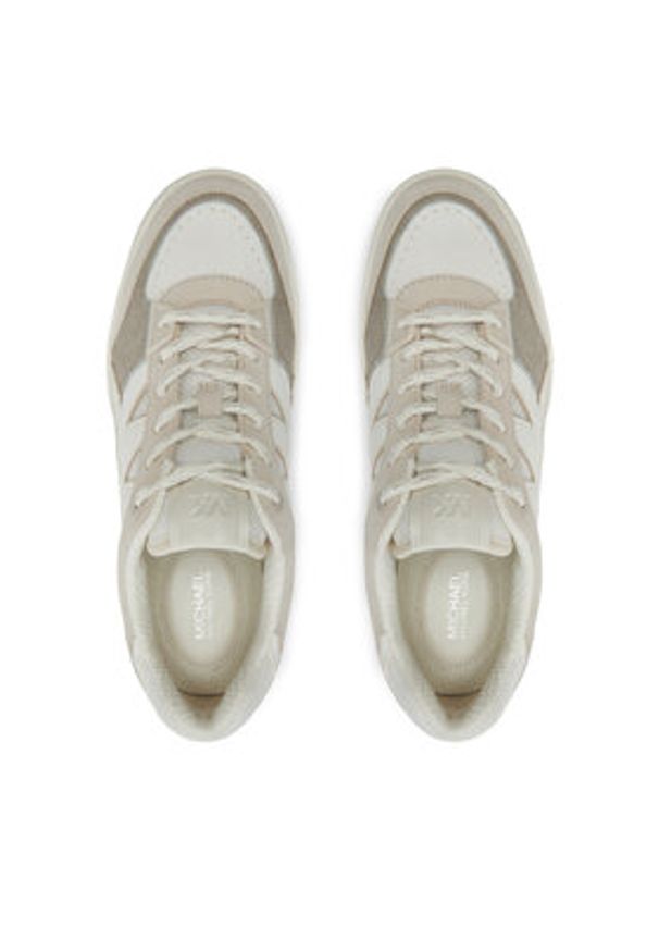 MICHAEL Michael Kors Sneakersy Rebel 43T4RBFS7D Beżowy. Kolor: beżowy. Materiał: zamsz, skóra
