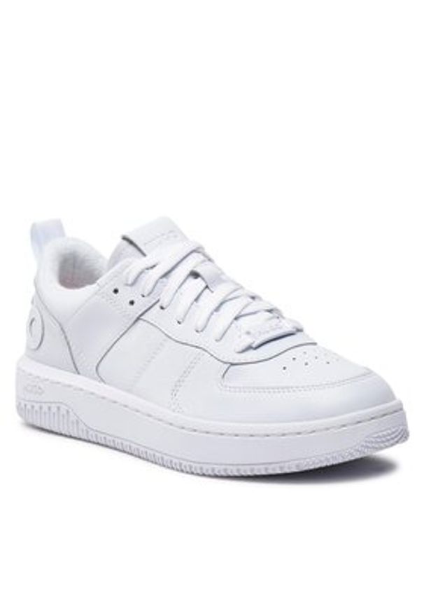 Hugo Sneakersy Kilian 50518174 10240740 01 Biały. Kolor: biały. Materiał: skóra