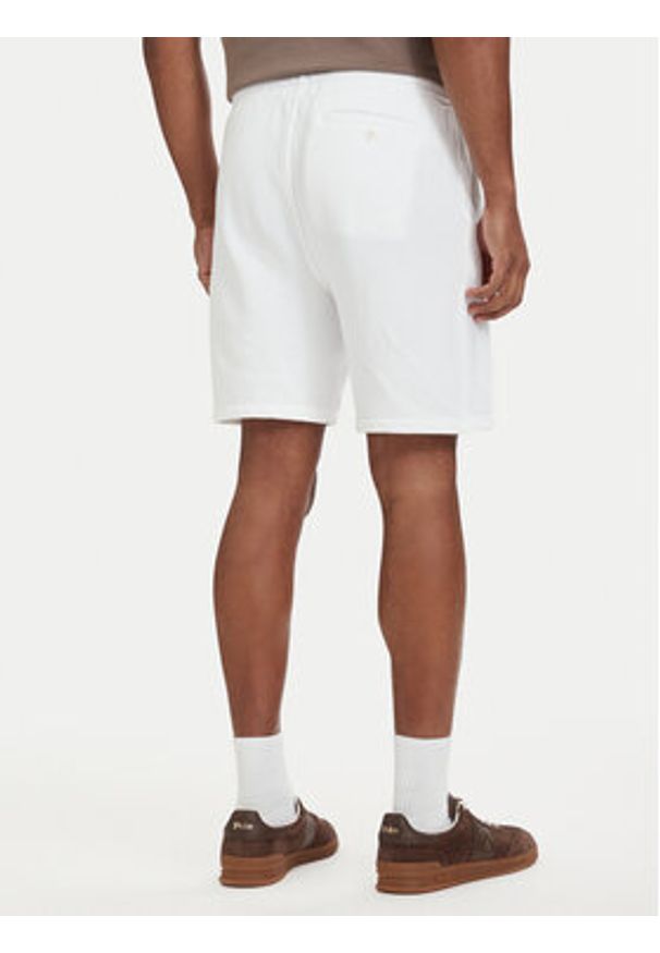 Polo Ralph Lauren Szorty sportowe 710A12486006 Biały Regular Fit. Kolor: biały. Materiał: bawełna. Styl: sportowy