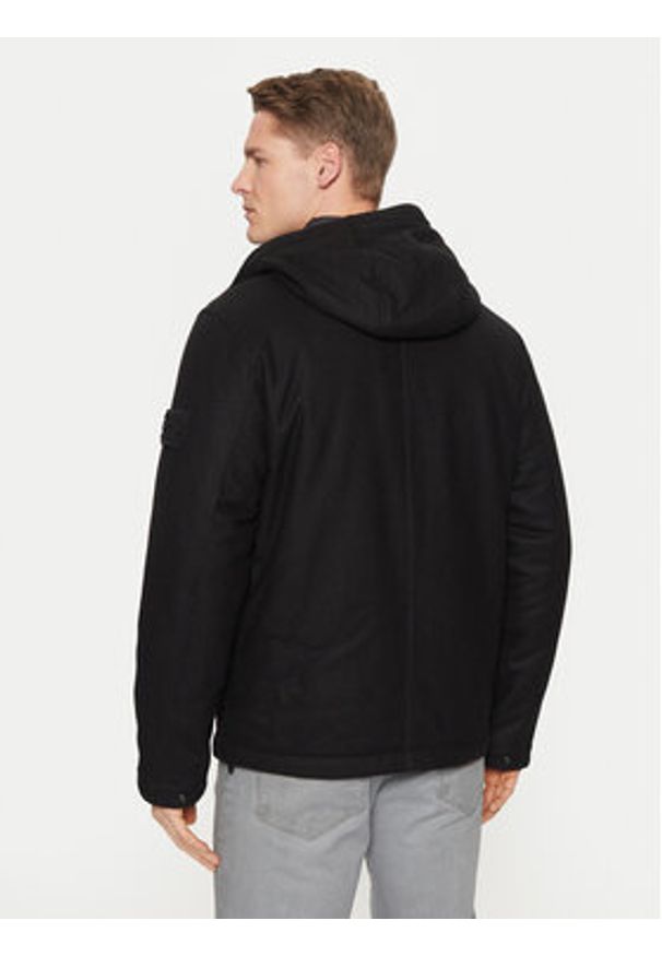Stone Island Kurtka przejściowa 8115454F4 Czarny Regular Fit. Kolor: czarny. Materiał: wełna