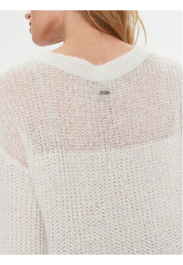 BOSS - Boss Sweter Fuoline 50493836 Écru Regular Fit. Materiał: syntetyk