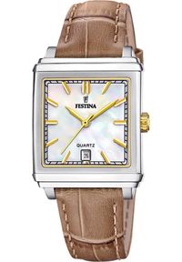 Zegarek Festina Zegarek damski Festina F20682-4 brązowy. Kolor: brązowy #1