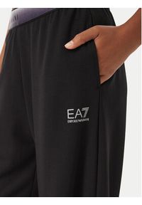EA7 Emporio Armani Spodnie dresowe 7W001517 AF12501 UC001 Czarny Wide Leg. Kolor: czarny. Materiał: syntetyk #2
