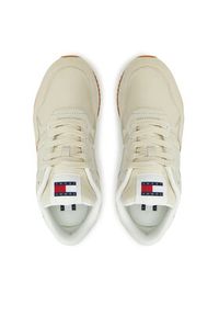 Tommy Jeans Sneakersy Tjw Eva Retro Runner EN0EN02771 Beżowy. Kolor: beżowy. Materiał: zamsz, skóra #5