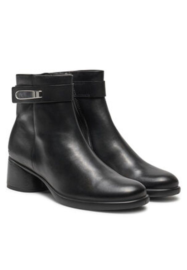 ecco - ECCO Botki Sculpted Lx 35 22248301001 Czarny. Kolor: czarny. Materiał: skóra