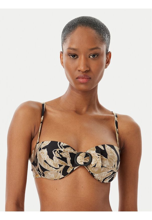 SELMARK - Selmark Góra od bikini BO316 Czarny. Kolor: czarny. Materiał: syntetyk