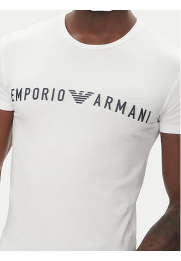 Emporio Armani Underwear T-Shirt EM000375 AF10772 U0002 Biały Slim Fit. Kolor: biały. Materiał: bawełna