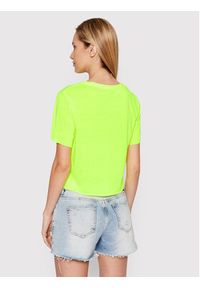 Guess T-Shirt E02I01 KB9I0 Zielony Regular Fit. Kolor: zielony. Materiał: syntetyk