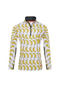 GARETH & LUCAS - Bluza narciarska Męska Gareth & Lucas The One Hundred and Four. Kolor: żółty, biały, wielokolorowy. Materiał: poliester, elastan. Sezon: zima. Sport: narciarstwo #1