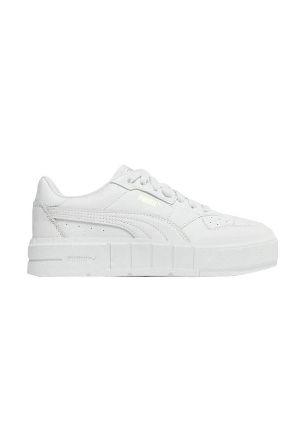 Tenisówki Puma Model Cali Court Lth Wns Kolor Biały. Kolor: biały. Materiał: skóra, tkanina