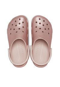 Crocs Klapki Classic Glitter Clog Quartz 205942 Różowe złocenie. Kolor: różowy