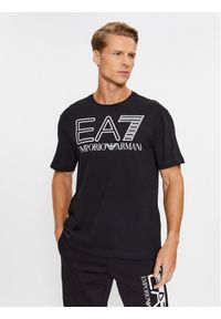 EA7 Emporio Armani T-Shirt 6RPT03 PJFFZ 1200 Czarny Regular Fit. Kolor: czarny. Materiał: bawełna #1