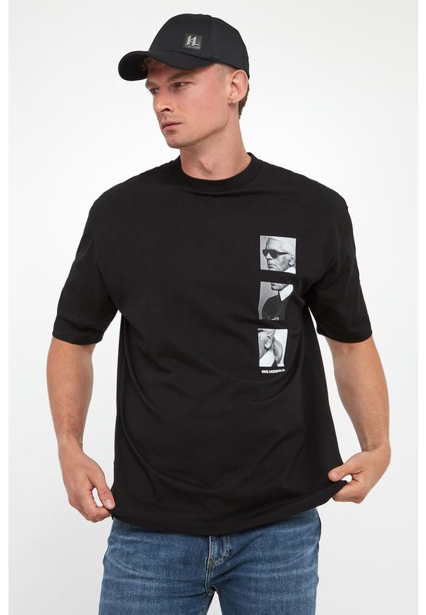 Karl Lagerfeld - T-shirt męski KARL LAGERFELD
