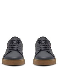 Lanetti Sneakersy MP07-11664-07 Granatowy. Kolor: niebieski. Materiał: skóra